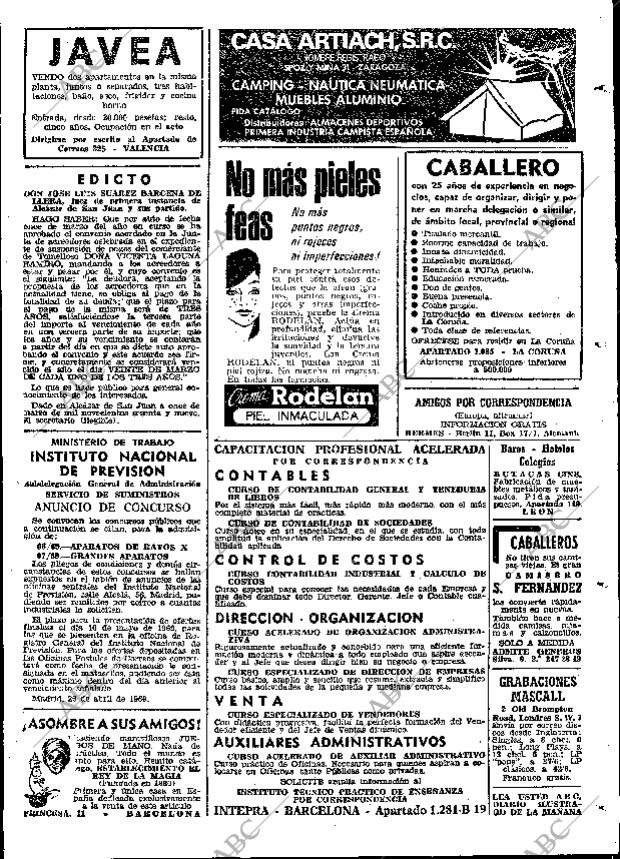 ABC MADRID 27-04-1969 página 107