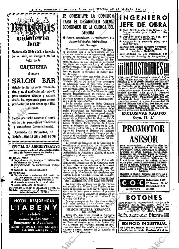 ABC MADRID 27-04-1969 página 26