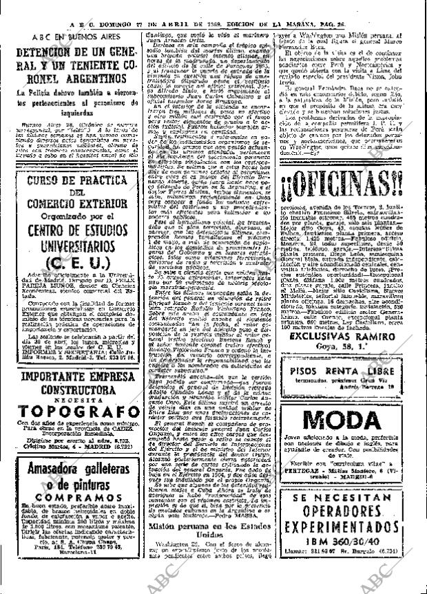 ABC MADRID 27-04-1969 página 36