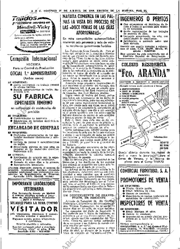 ABC MADRID 27-04-1969 página 46