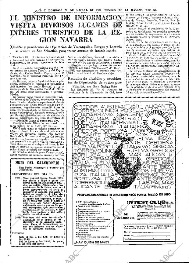 ABC MADRID 27-04-1969 página 49