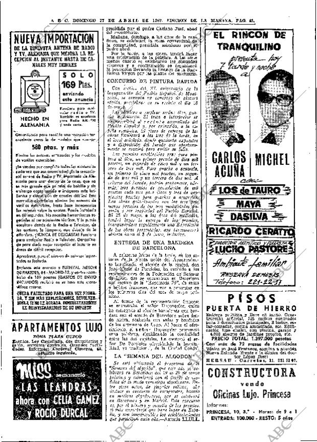 ABC MADRID 27-04-1969 página 52