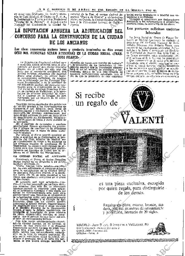 ABC MADRID 27-04-1969 página 55