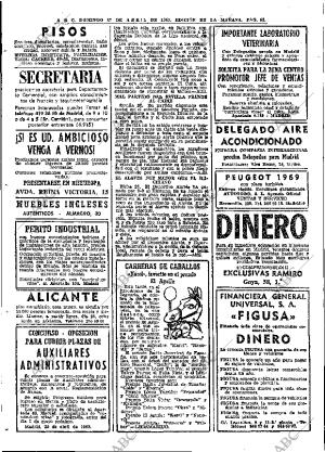 ABC MADRID 27-04-1969 página 72