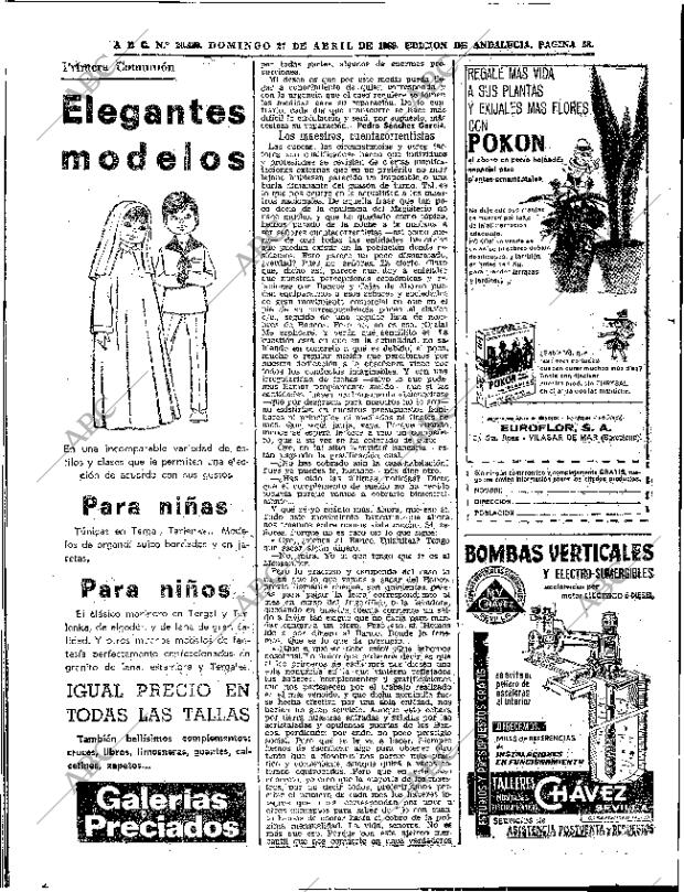 ABC SEVILLA 27-04-1969 página 58