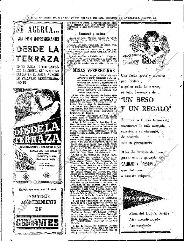 ABC SEVILLA 27-04-1969 página 64