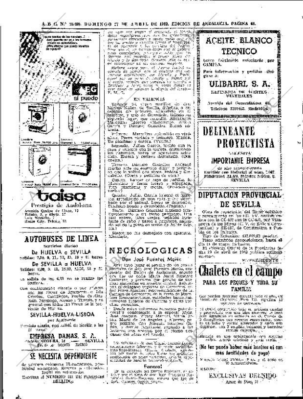 ABC SEVILLA 27-04-1969 página 66