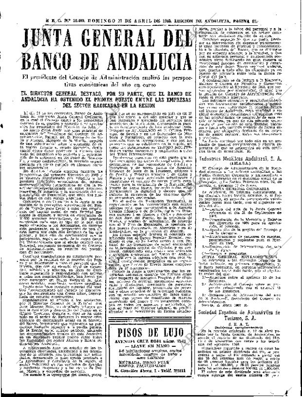 ABC SEVILLA 27-04-1969 página 85