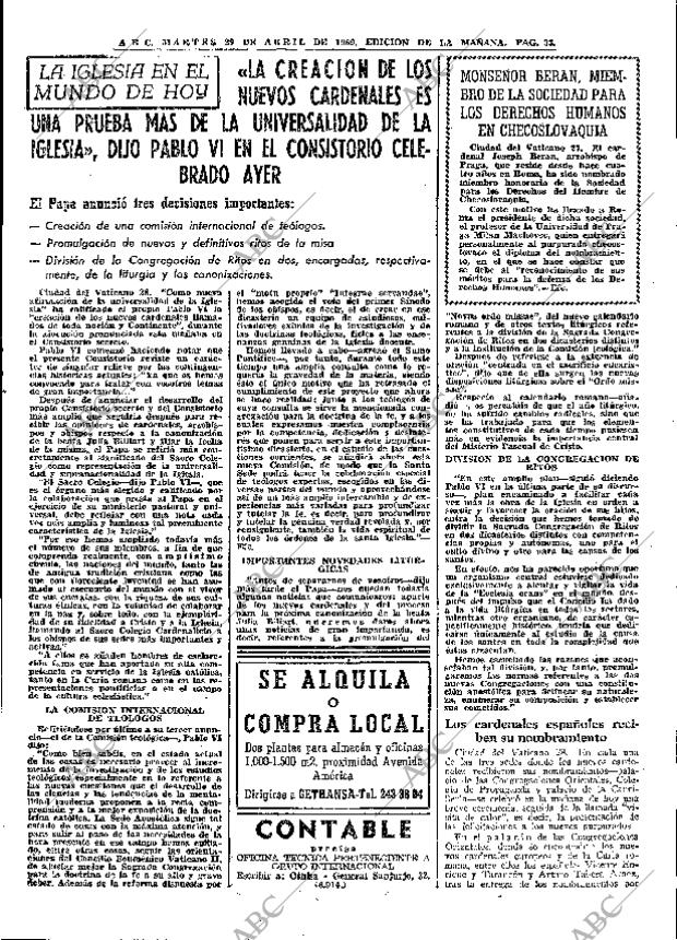 ABC MADRID 29-04-1969 página 45