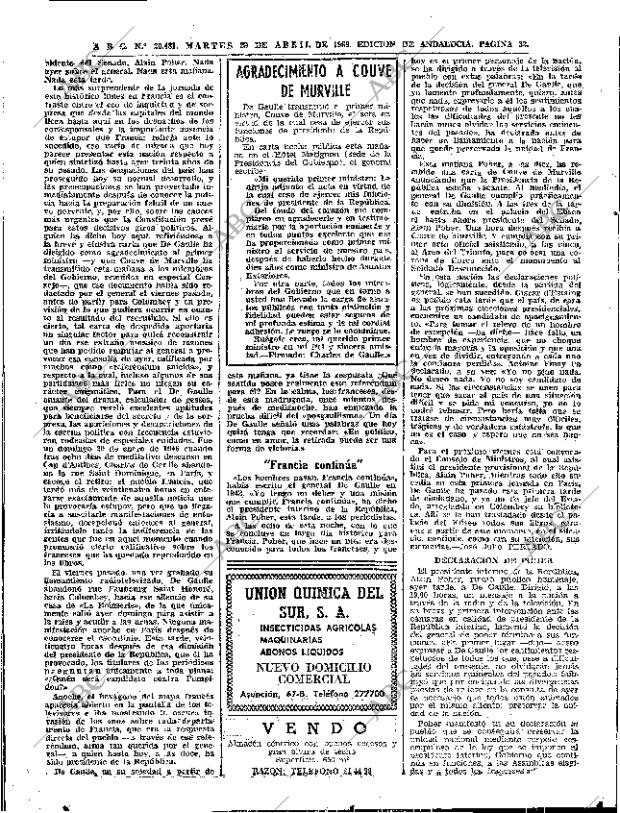 ABC SEVILLA 29-04-1969 página 32