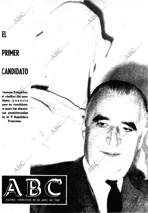 ABC MADRID 30-04-1969 página 1