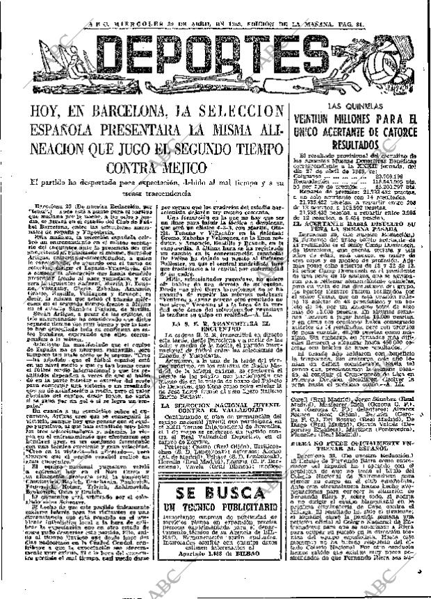 ABC MADRID 30-04-1969 página 111