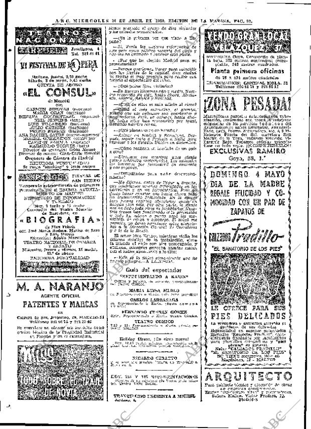 ABC MADRID 30-04-1969 página 122