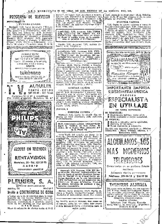 ABC MADRID 30-04-1969 página 130