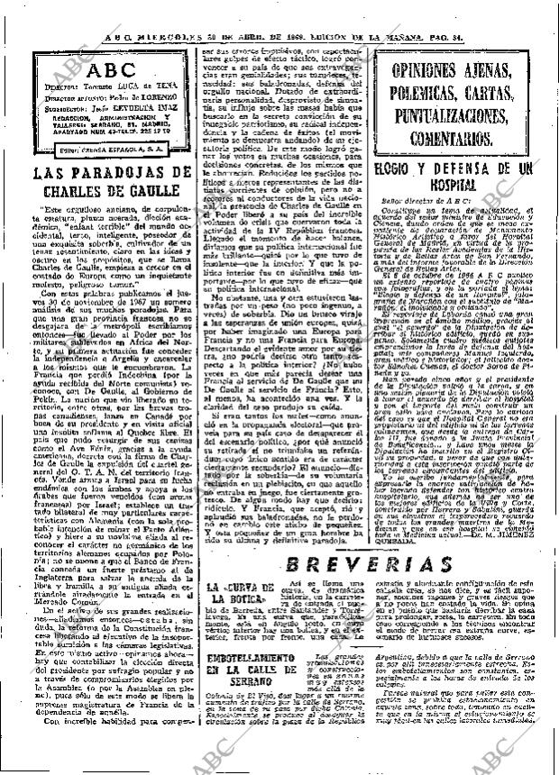 ABC MADRID 30-04-1969 página 64