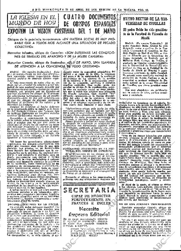 ABC MADRID 30-04-1969 página 79