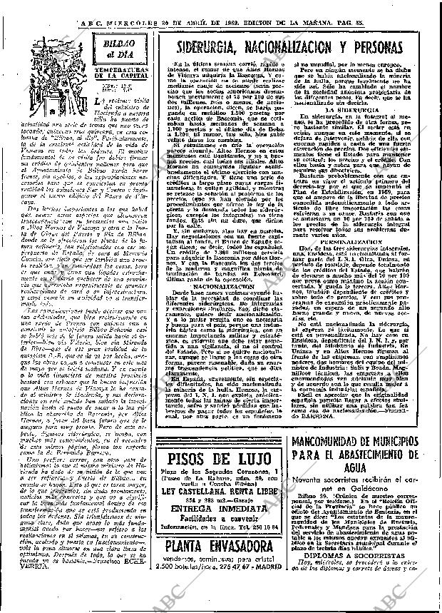 ABC MADRID 30-04-1969 página 85