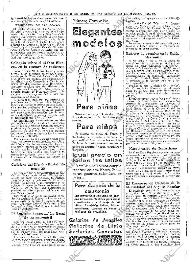 ABC MADRID 30-04-1969 página 90