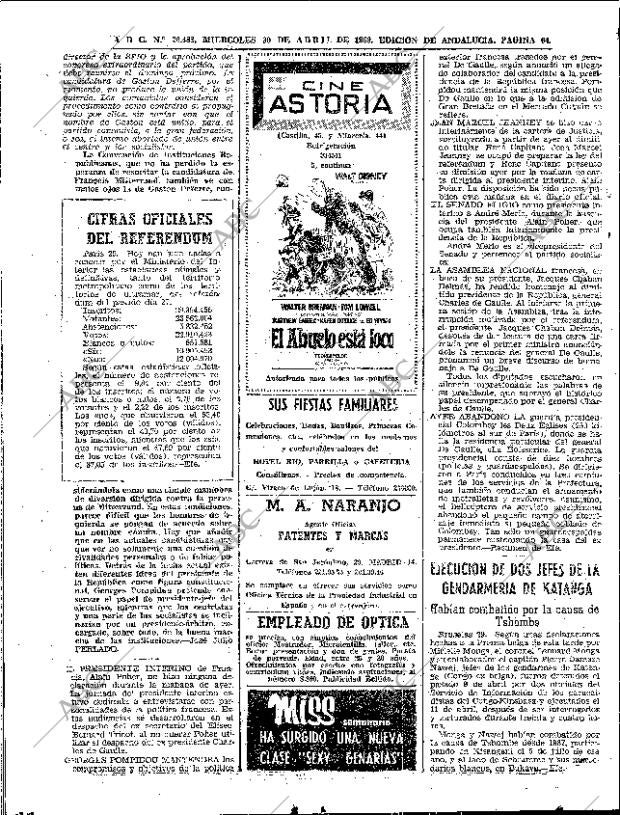 ABC SEVILLA 30-04-1969 página 64