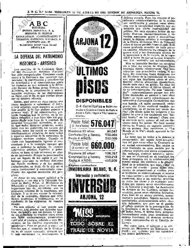 ABC SEVILLA 30-04-1969 página 71