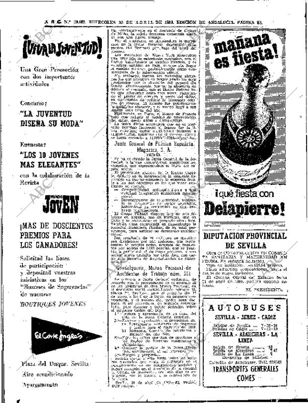 ABC SEVILLA 30-04-1969 página 80