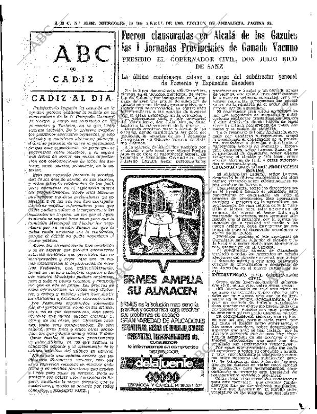 ABC SEVILLA 30-04-1969 página 83