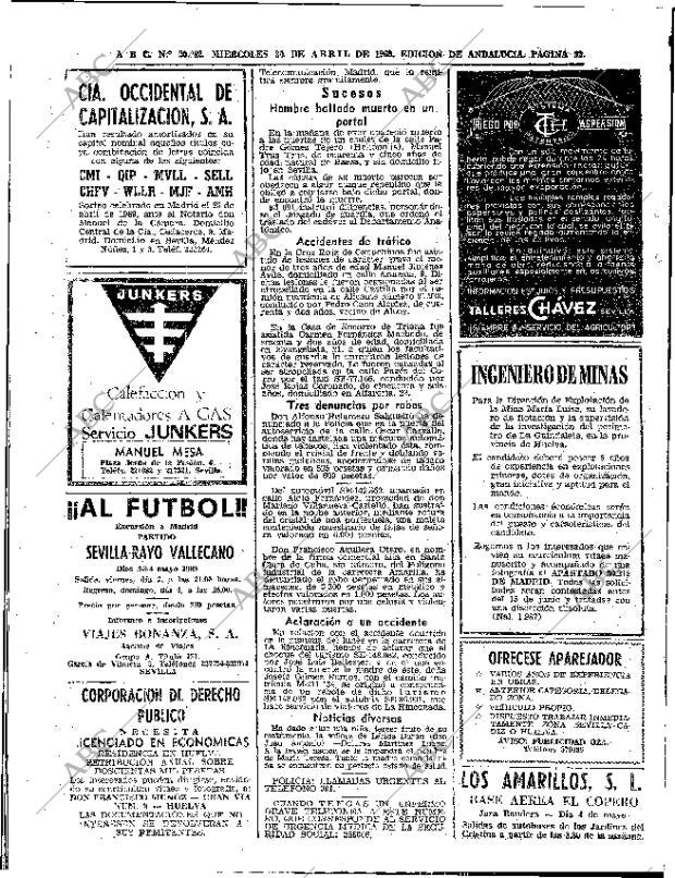 ABC SEVILLA 30-04-1969 página 90