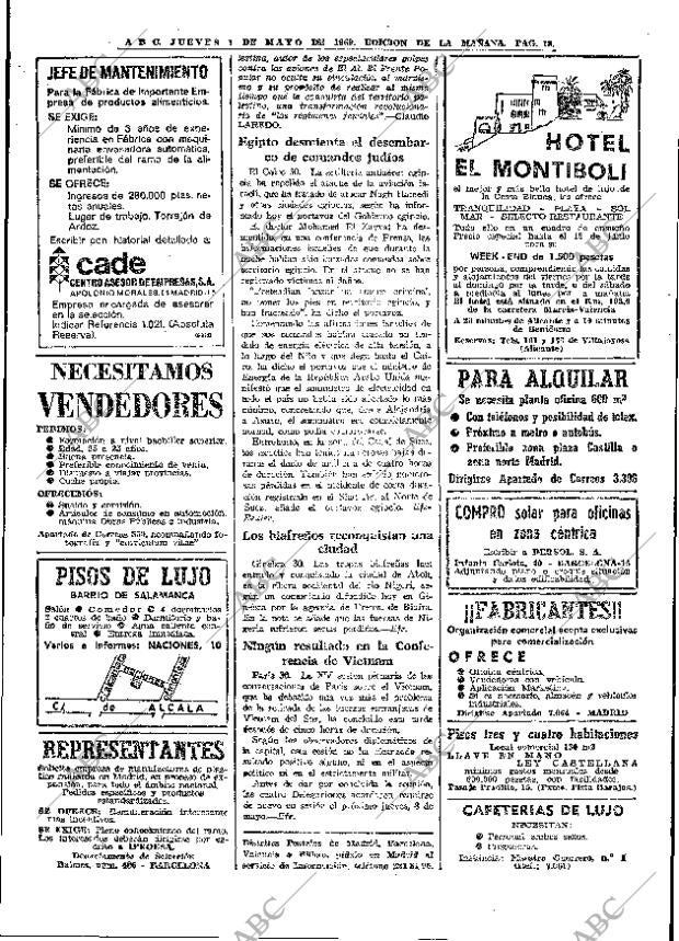 ABC MADRID 01-05-1969 página 28
