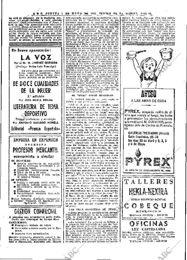 ABC MADRID 01-05-1969 página 38