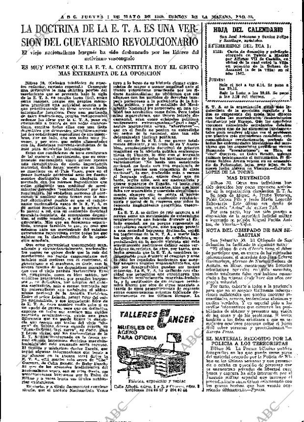 ABC MADRID 01-05-1969 página 43