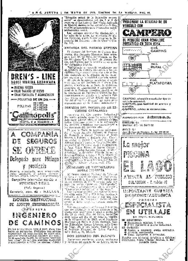 ABC MADRID 01-05-1969 página 56