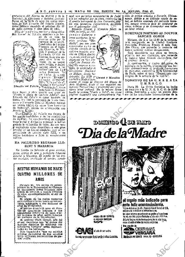 ABC MADRID 01-05-1969 página 57