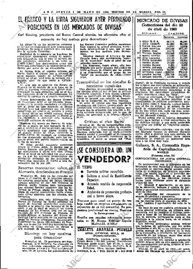ABC MADRID 01-05-1969 página 63