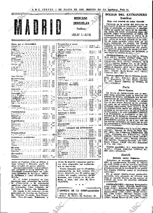 ABC MADRID 01-05-1969 página 65