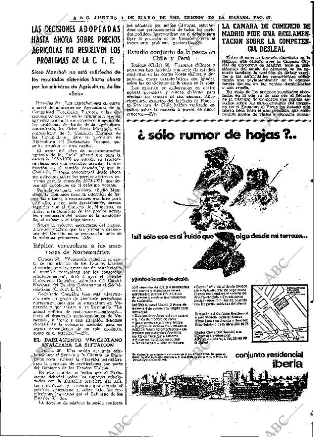 ABC MADRID 01-05-1969 página 67