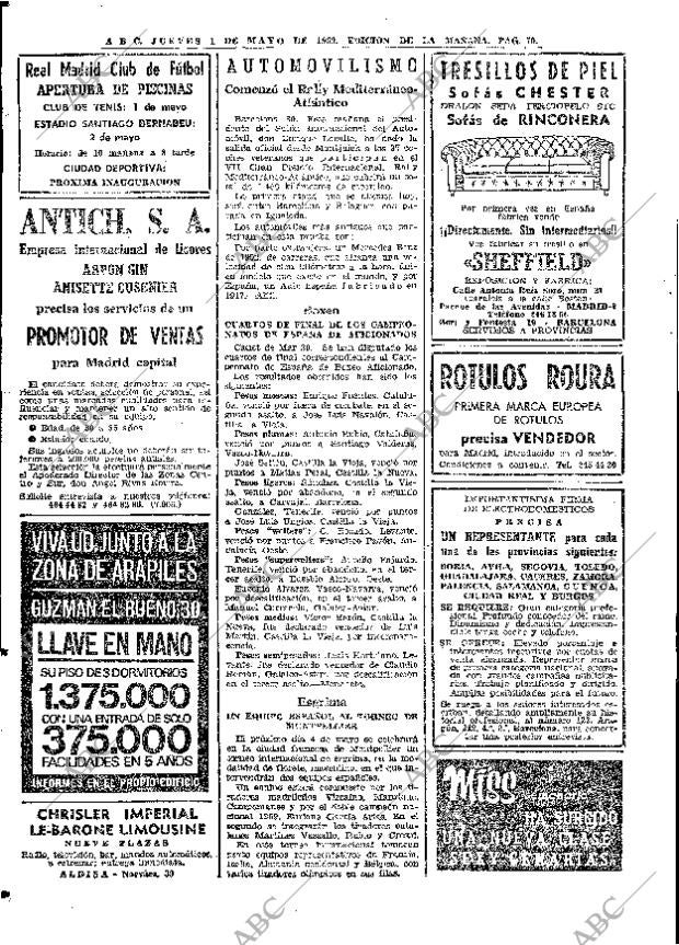 ABC MADRID 01-05-1969 página 80