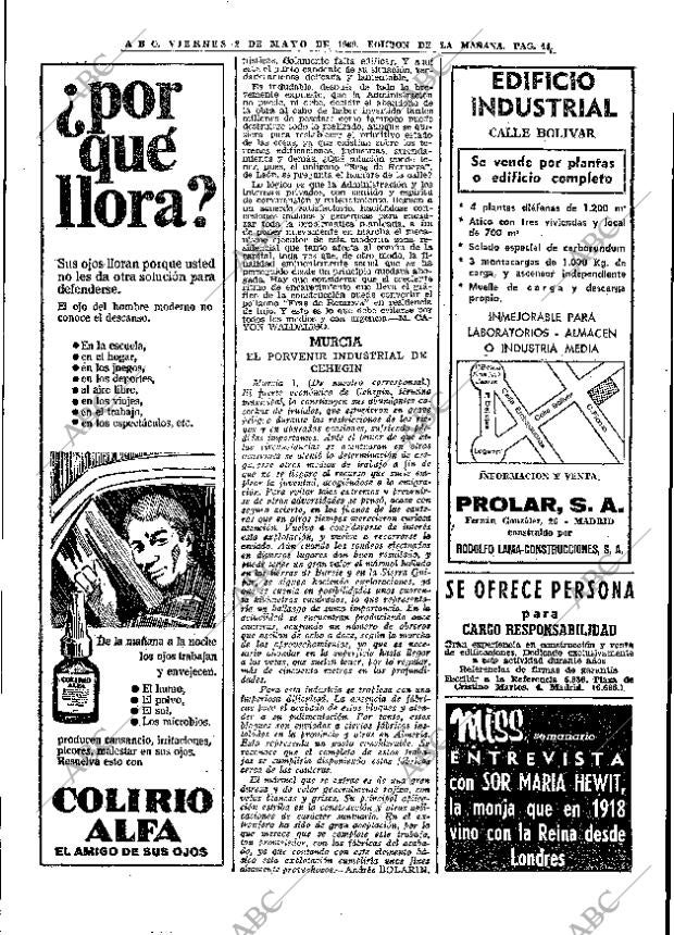 ABC MADRID 02-05-1969 página 58