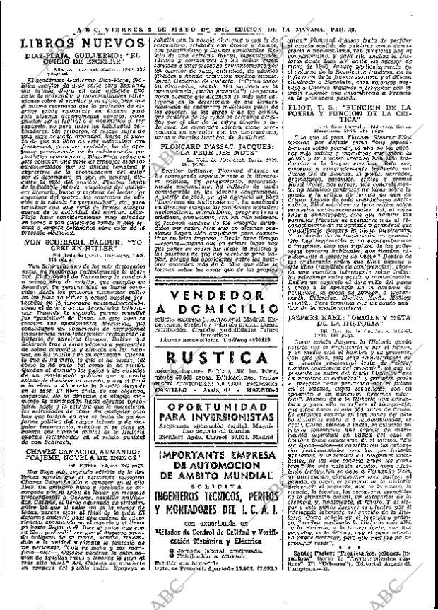 ABC MADRID 02-05-1969 página 66