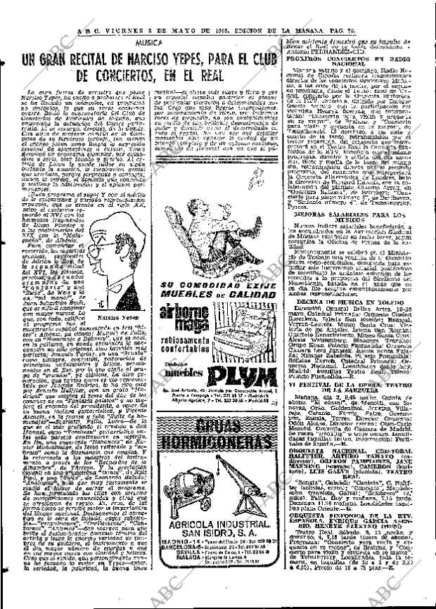 ABC MADRID 02-05-1969 página 90