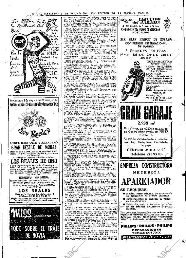 ABC MADRID 03-05-1969 página 123