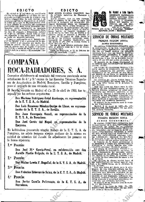 ABC MADRID 03-05-1969 página 141