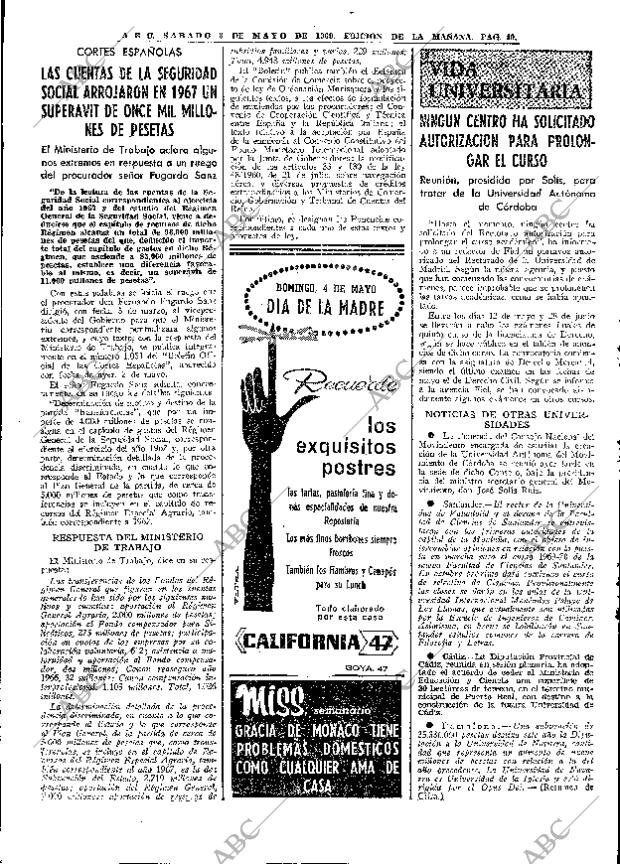 ABC MADRID 03-05-1969 página 66