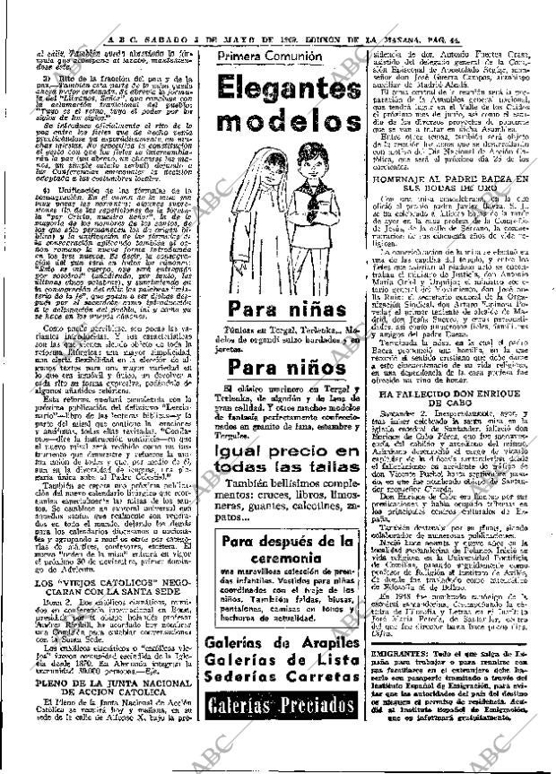 ABC MADRID 03-05-1969 página 70