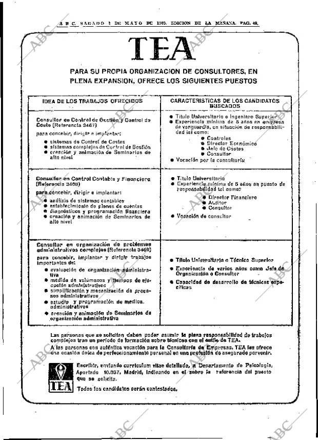 ABC MADRID 03-05-1969 página 74