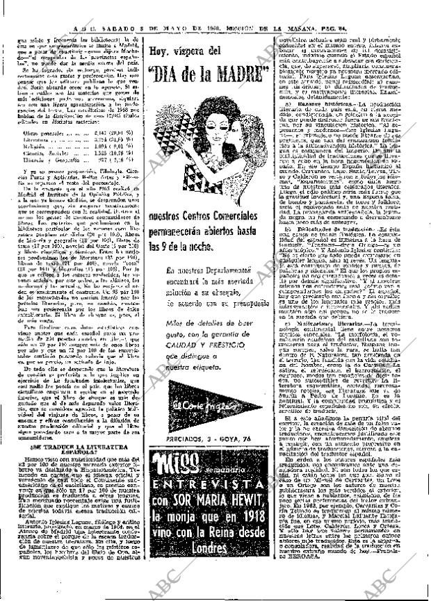 ABC MADRID 03-05-1969 página 90