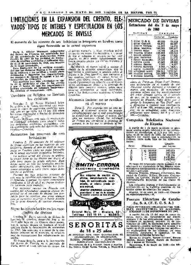 ABC MADRID 03-05-1969 página 99