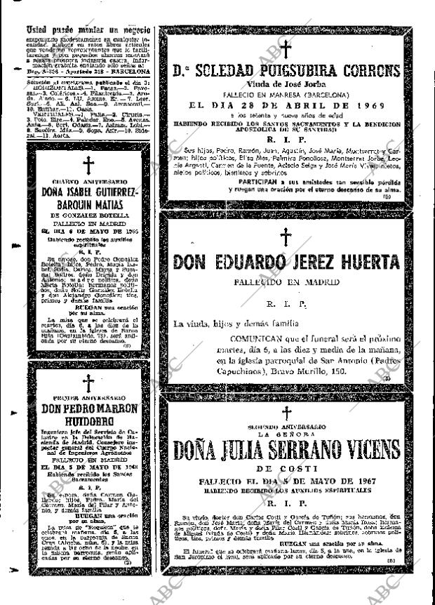 ABC MADRID 04-05-1969 página 96