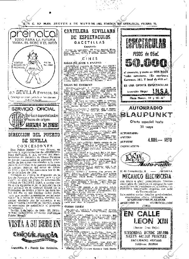 ABC SEVILLA 08-05-1969 página 68