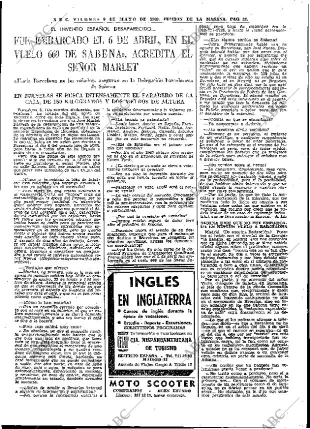 ABC MADRID 09-05-1969 página 45