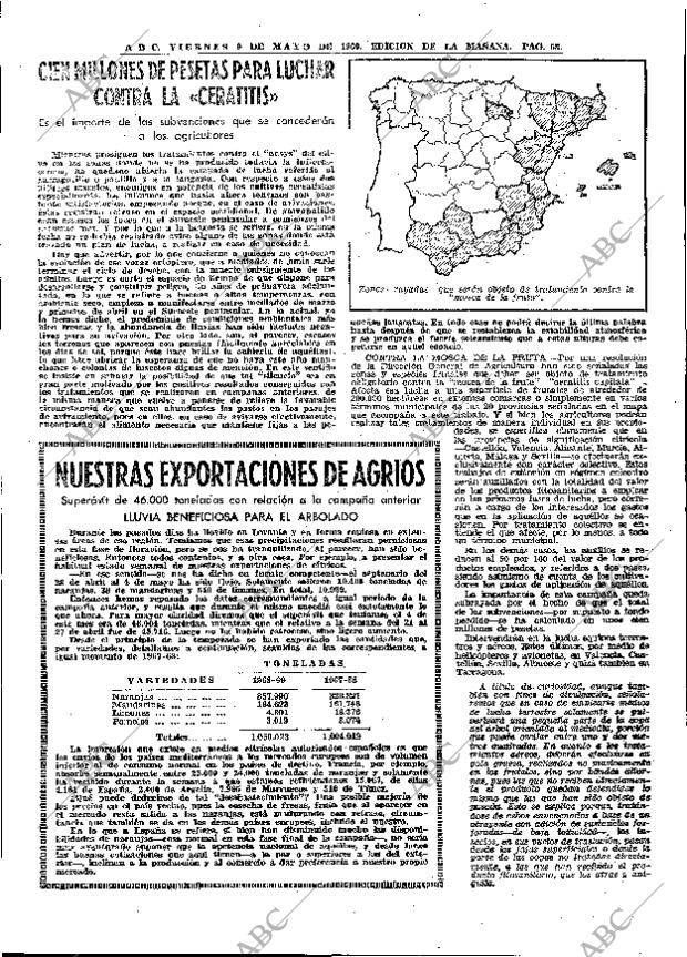 ABC MADRID 09-05-1969 página 67